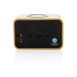 Altavoz de bambú inalámbrico de 5w reciclado personalizado